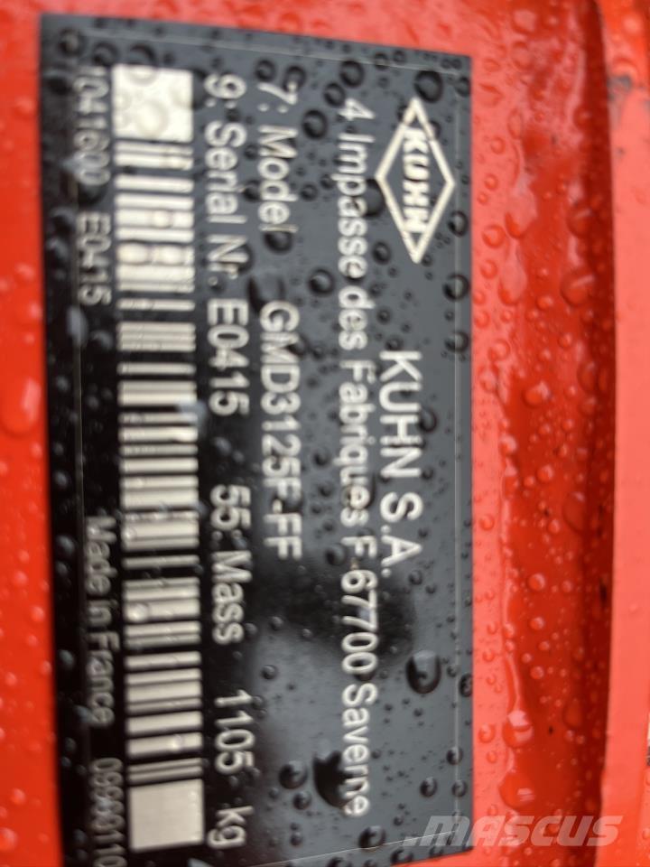 Kuhn GMD 3125 F Skupljači otkosa