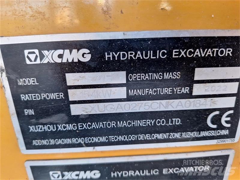XCMG Xe27e Mini bageri <7t