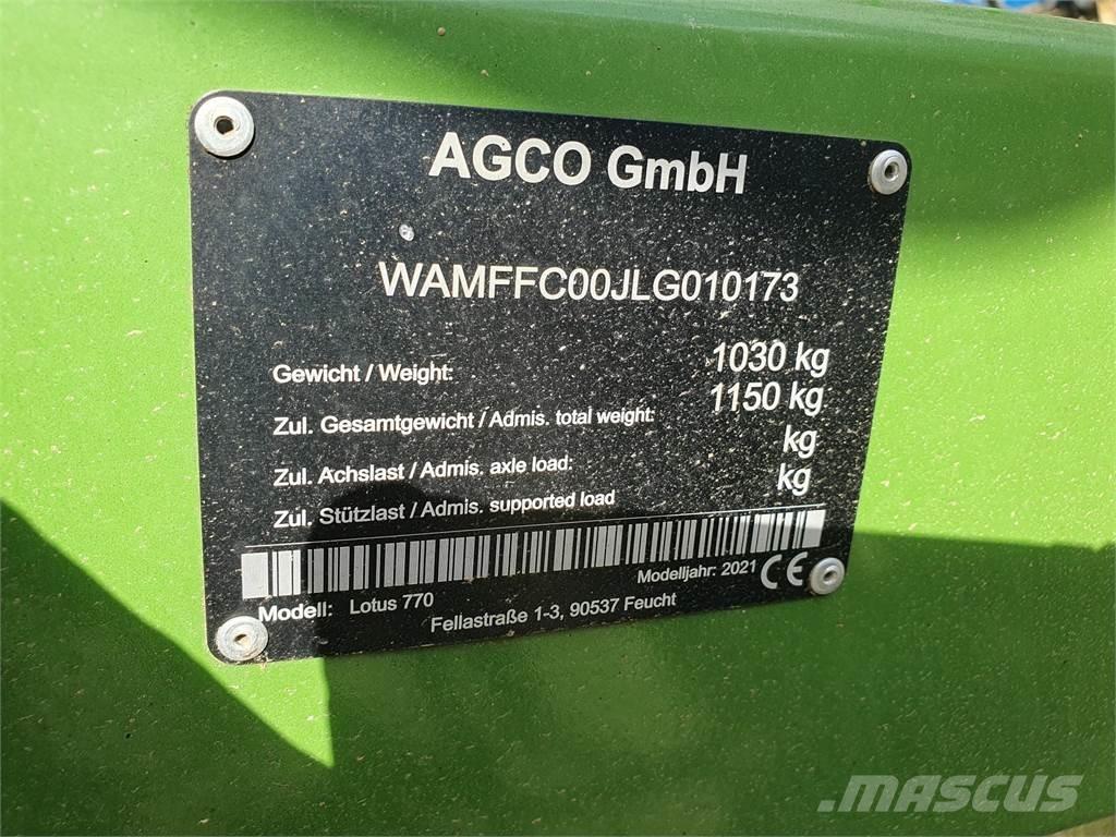 Fendt LOTUS 770 Okretači i sakupljači sijena