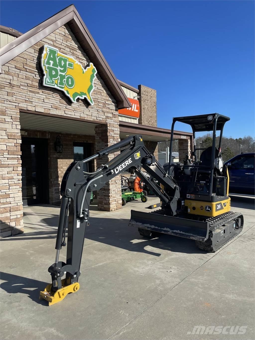John Deere 26 P Mini bageri <7t