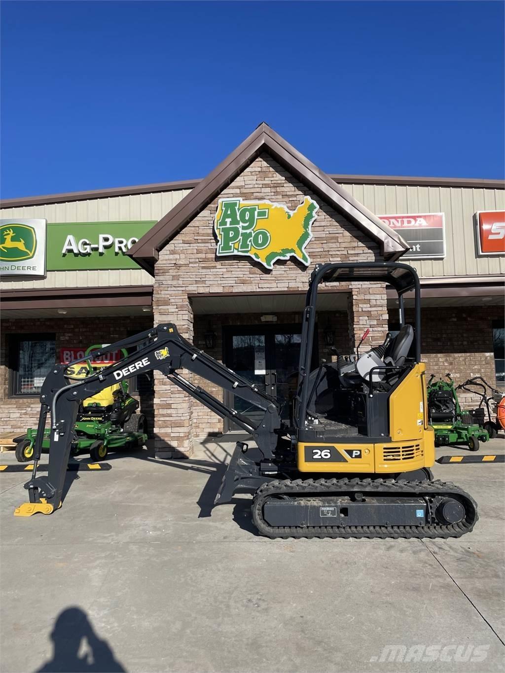 John Deere 26 P Mini bageri <7t