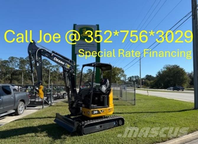 John Deere 26 P Mini bageri <7t