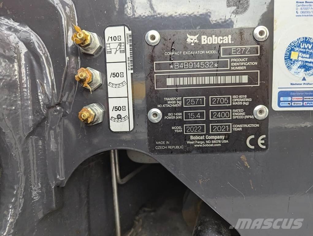 Bobcat E 27z Mini bageri <7t