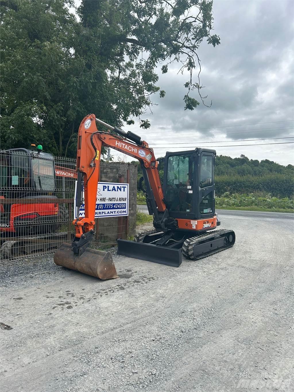 Hitachi ZX38U-6 Bageri gusjeničari