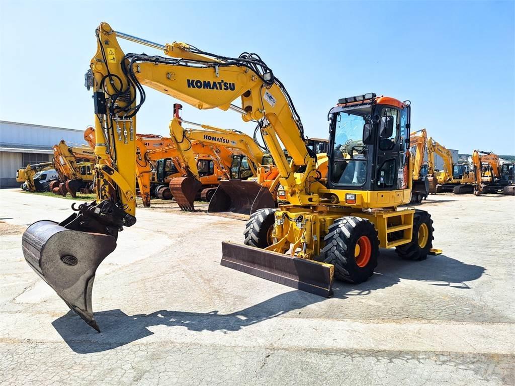 Komatsu PW118MR-8 Bageri na kotačima