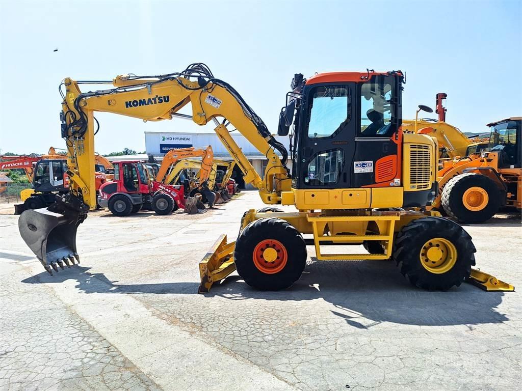 Komatsu PW118MR-8 Bageri na kotačima