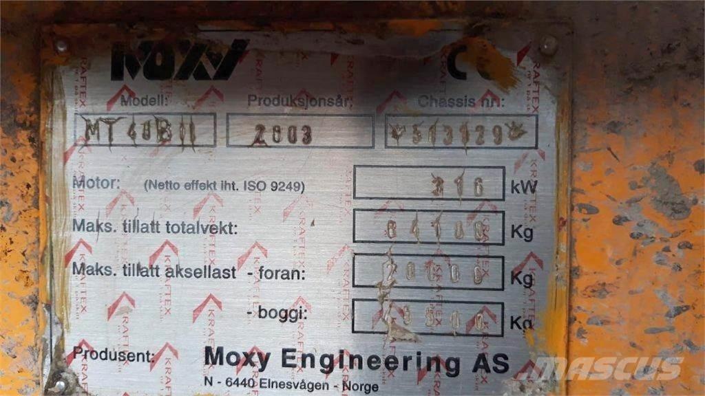 Moxy MT 40B Zglobni demperi