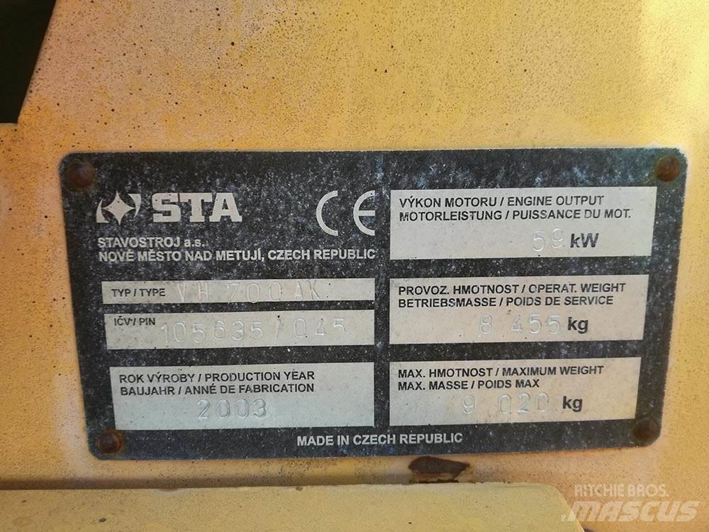 Stavostroj STA VH 700 AK Valjci sa dvojnim bubnjem