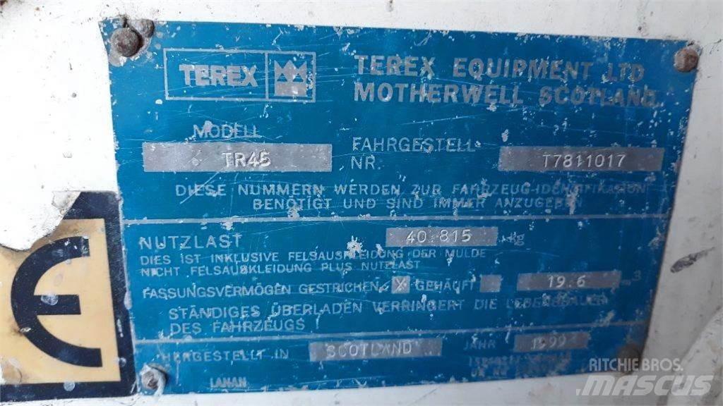 Terex TR45 Demperi za gradilišta