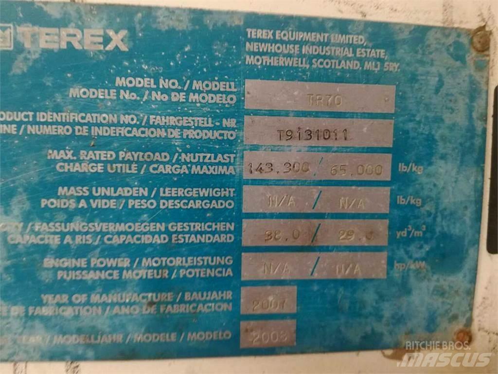 Terex TR70 Demperi za gradilišta