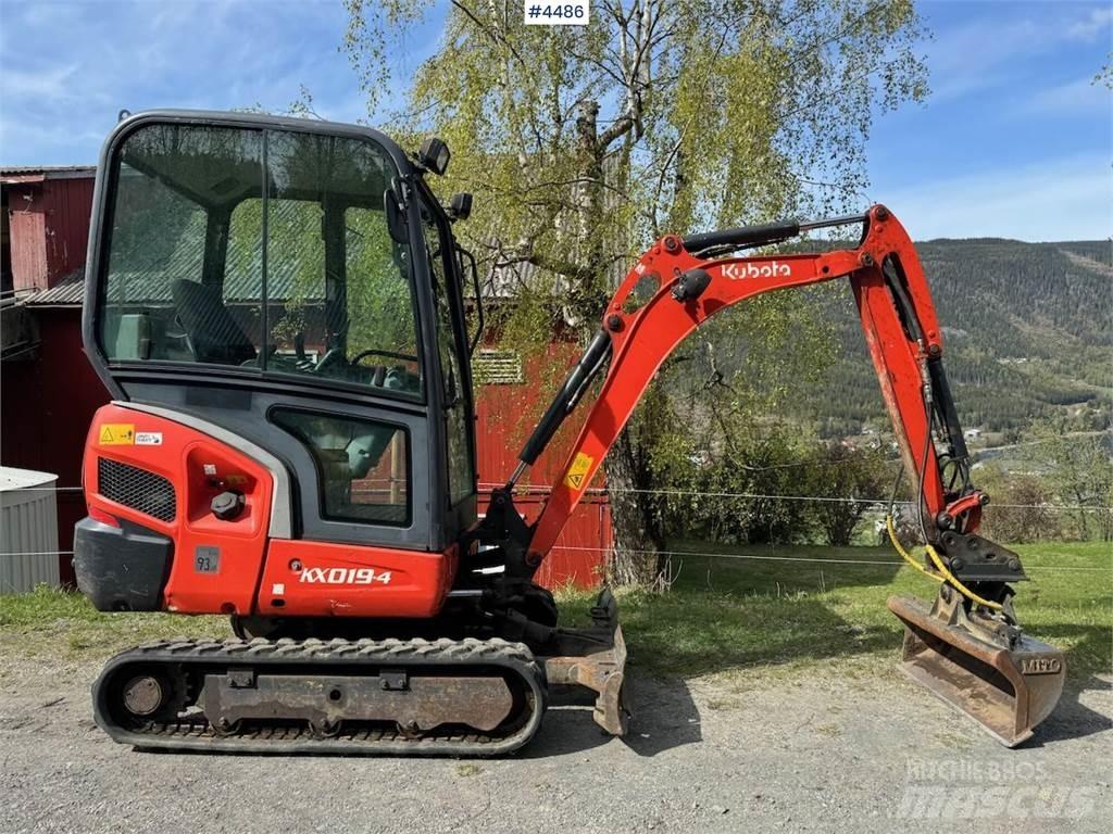 Kubota KX019 Bageri gusjeničari