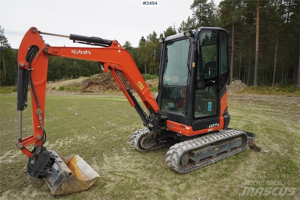 Kubota U27-4 Bageri gusjeničari