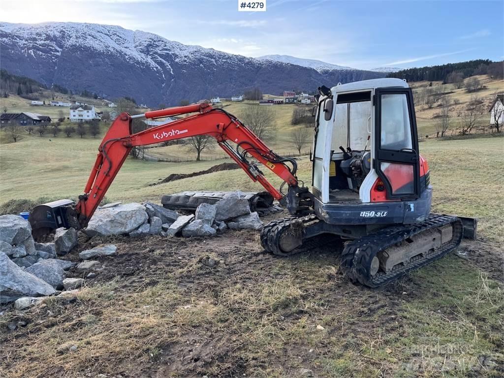 Kubota U50-3 Bageri gusjeničari