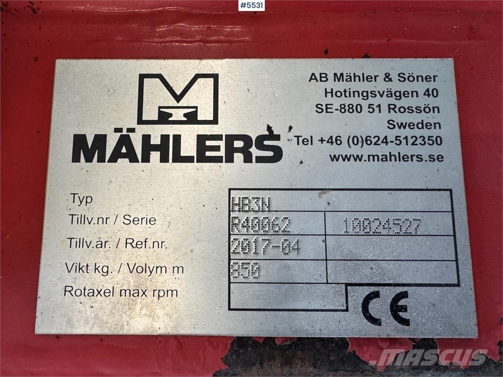 Mählers HR3N Sniježne daske i  plugovi