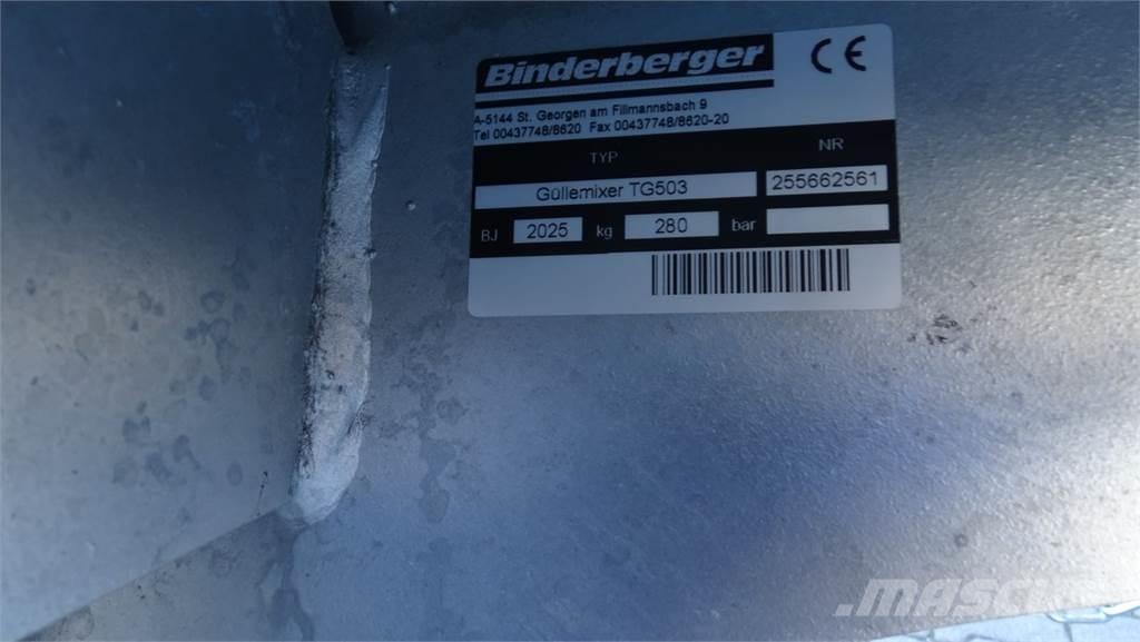 Binderberger T 503 Drugi strojevi za gnojenje i dodatna oprema