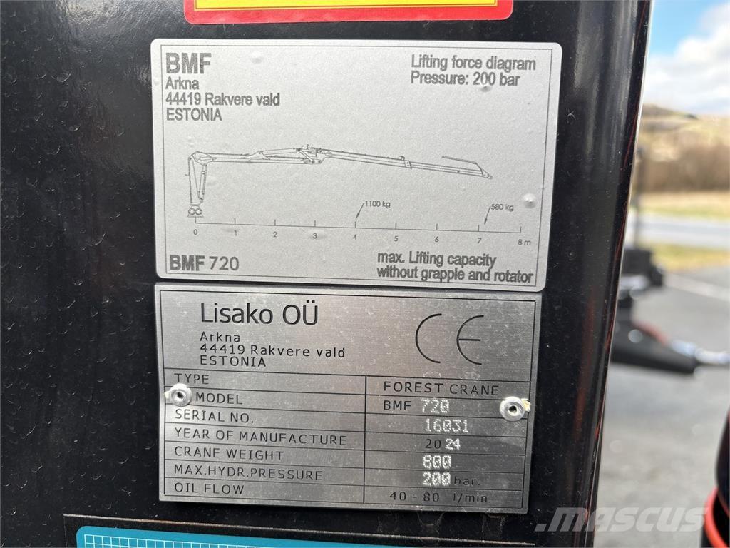BMF 10T2+720 Šumarske prikolice