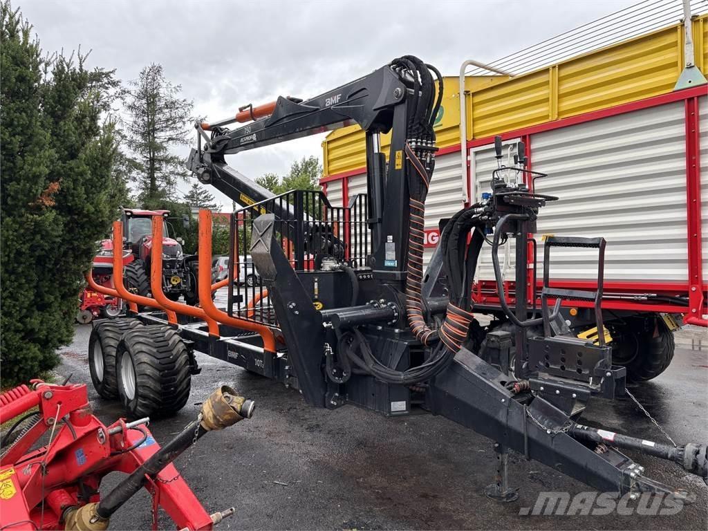 BMF 10T2+750Kran Šumarske prikolice