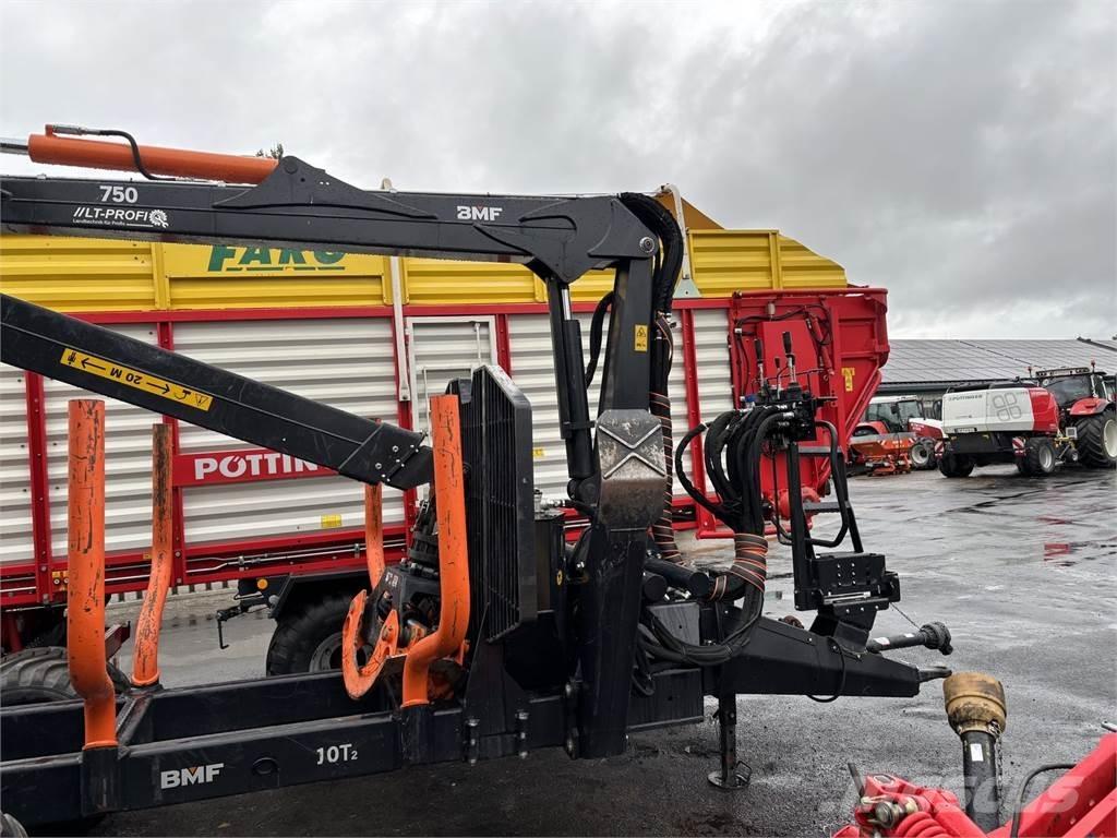 BMF 10T2+750Kran Šumarske prikolice