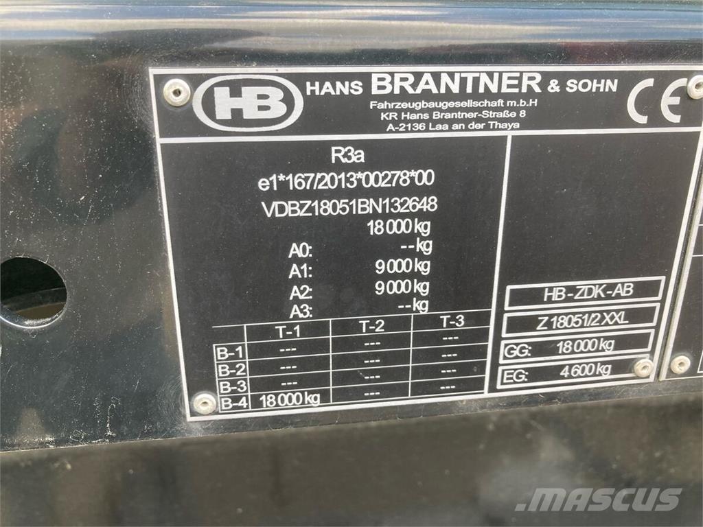 Brantner Z18051/2X Kiperi prikolice