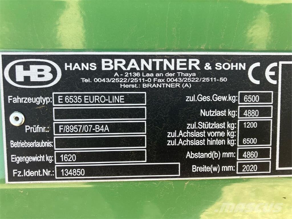  E 6535 Euro-Line Ostale prikolice