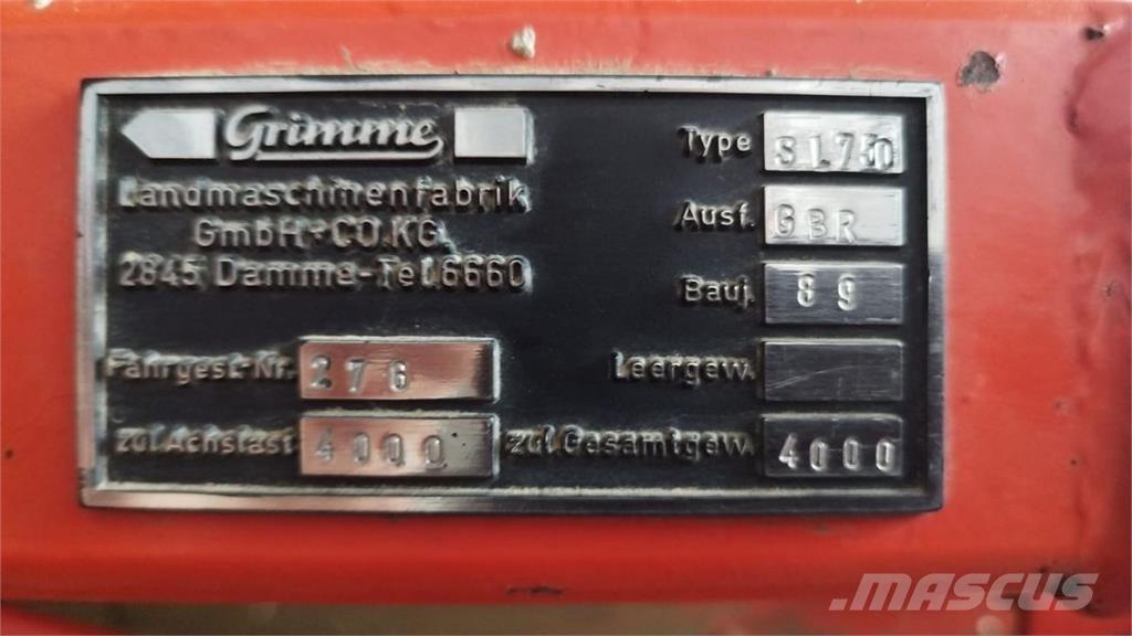 Grimme SL 750 Poljoprivreda – ostalo