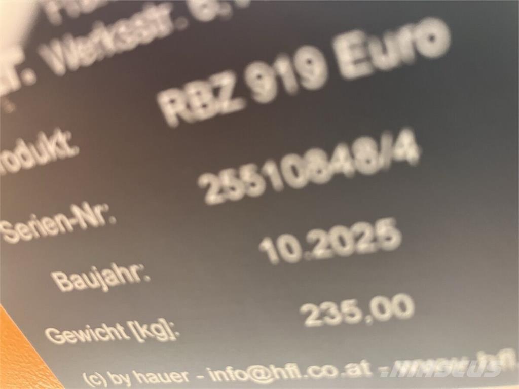 Hauer RBZ 919 Euro Priključci za prednji utovarivač