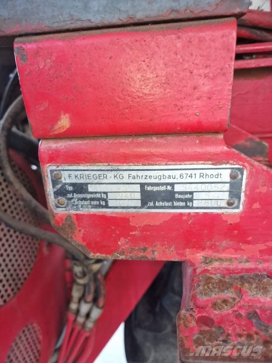  Krieger KVE 4S Strojevi za berbu grožđa