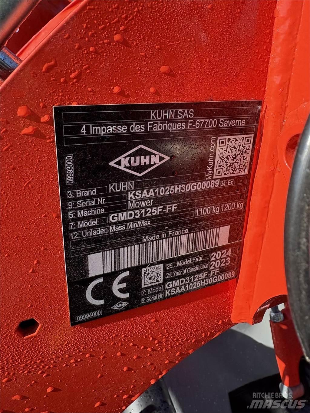 Kuhn GMD 3125 F - FF Kosilice