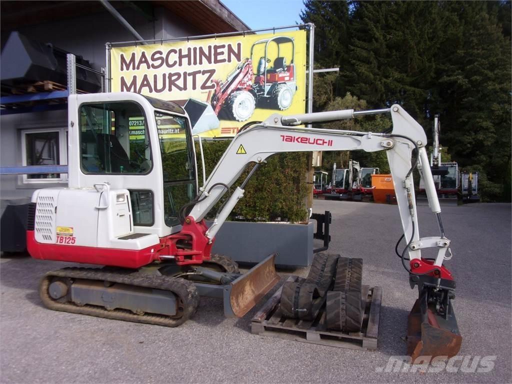 Takeuchi TB125 Mini bageri <7t