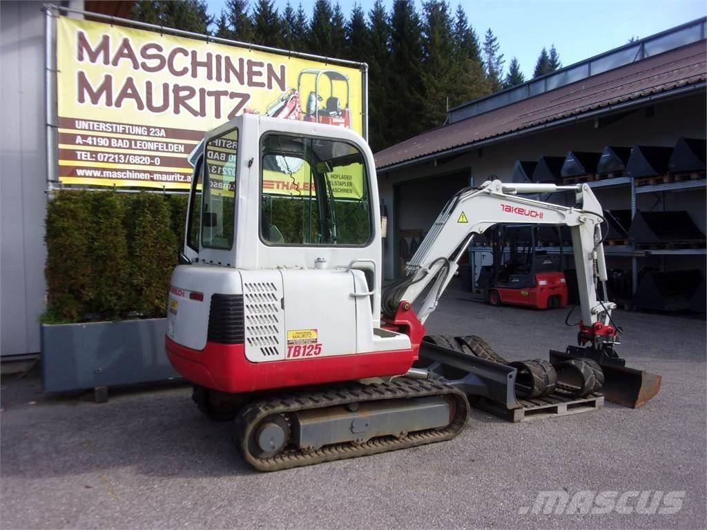 Takeuchi TB125 Mini bageri <7t