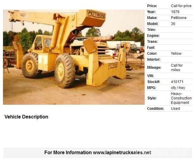 Pettibone 36 Autokran dizalice
