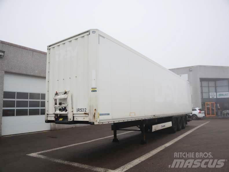 Krone 3 aks bokstrailer Sanduk poluprikolice