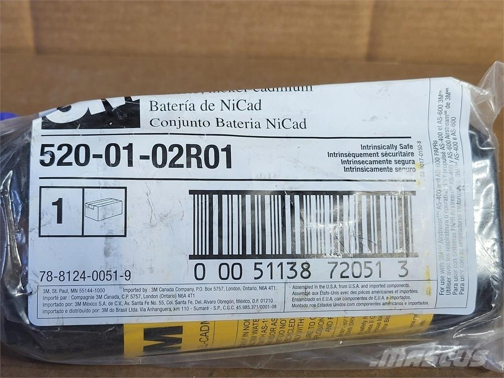  3M 520-01-02R01 Baterije