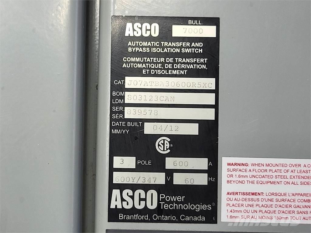 Asco J07ATBA30600R5XC Građevinarstvo – ostalo