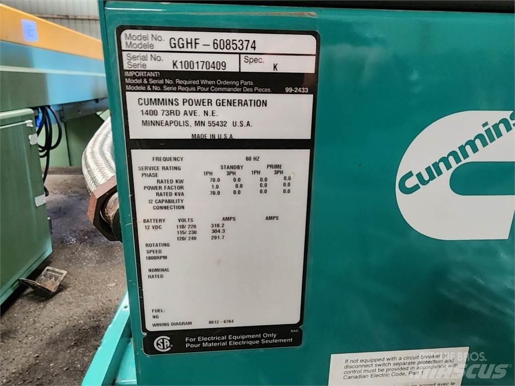 Cummins GGHF-6085374 Dizel agregati