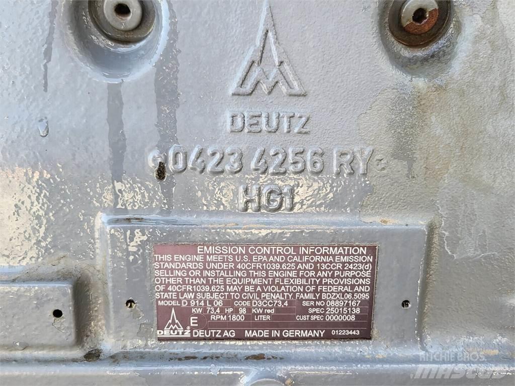 Deutz D914L06 Dizel agregati