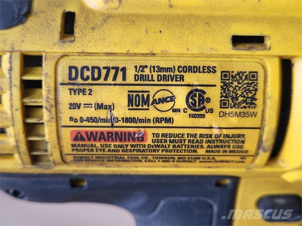 DeWalt DCD771 Građevinarstvo – ostalo