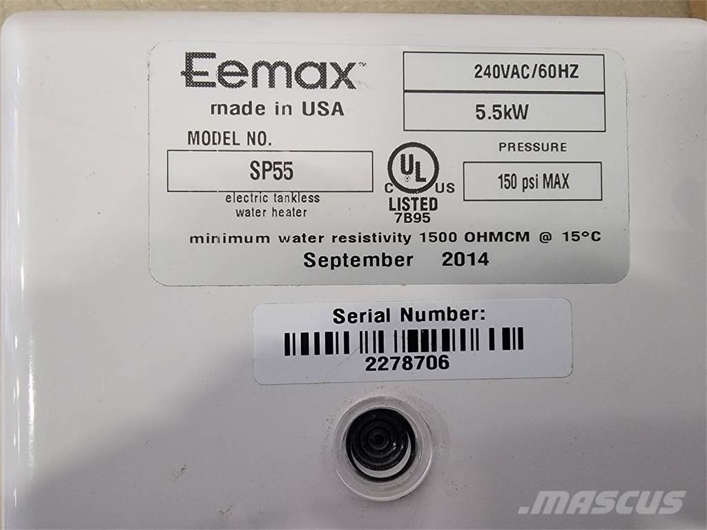  EEMAX SP55 Oprema za grijanje i odmrzavanje