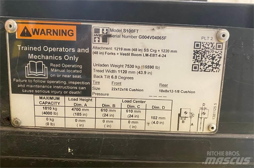 Hyster S100FT Građevinarstvo – ostalo