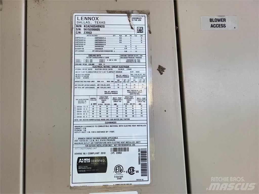  LENNOX KCA240S4BN2G Oprema za grijanje i odmrzavanje