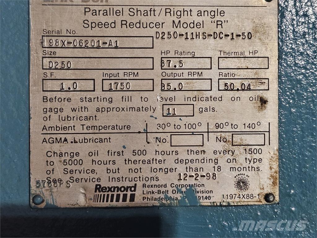 Link-Belt D250 Građevinarstvo – ostalo