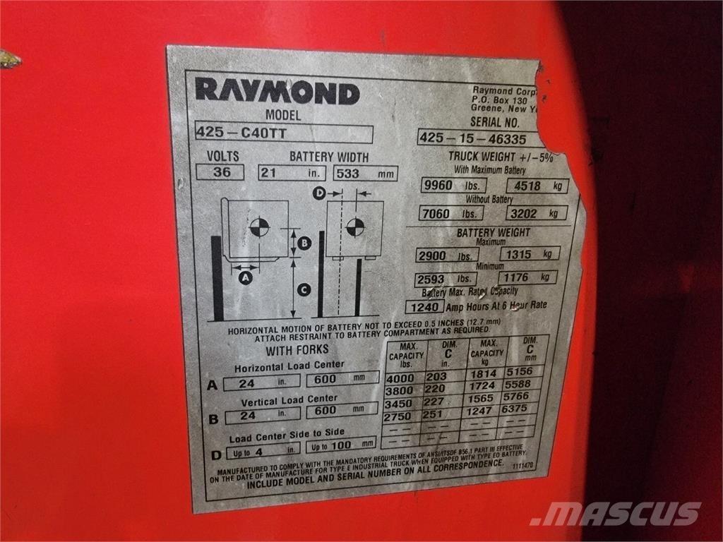 Raymond 425-C40TT Građevinarstvo – ostalo
