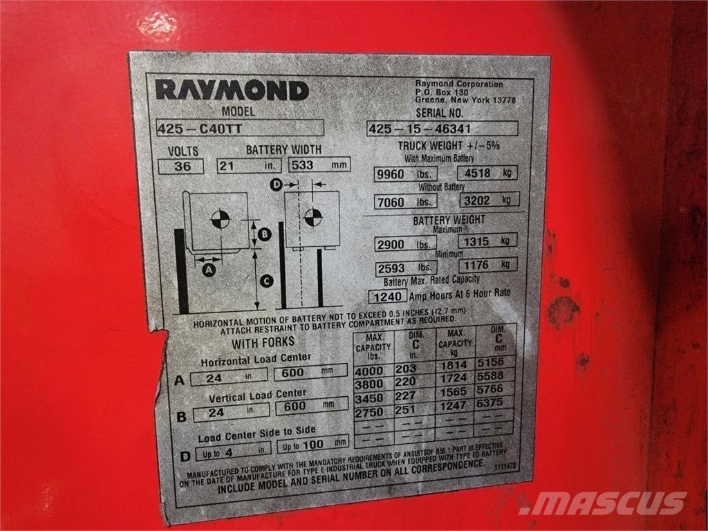 Raymond 425-C40TT Građevinarstvo – ostalo