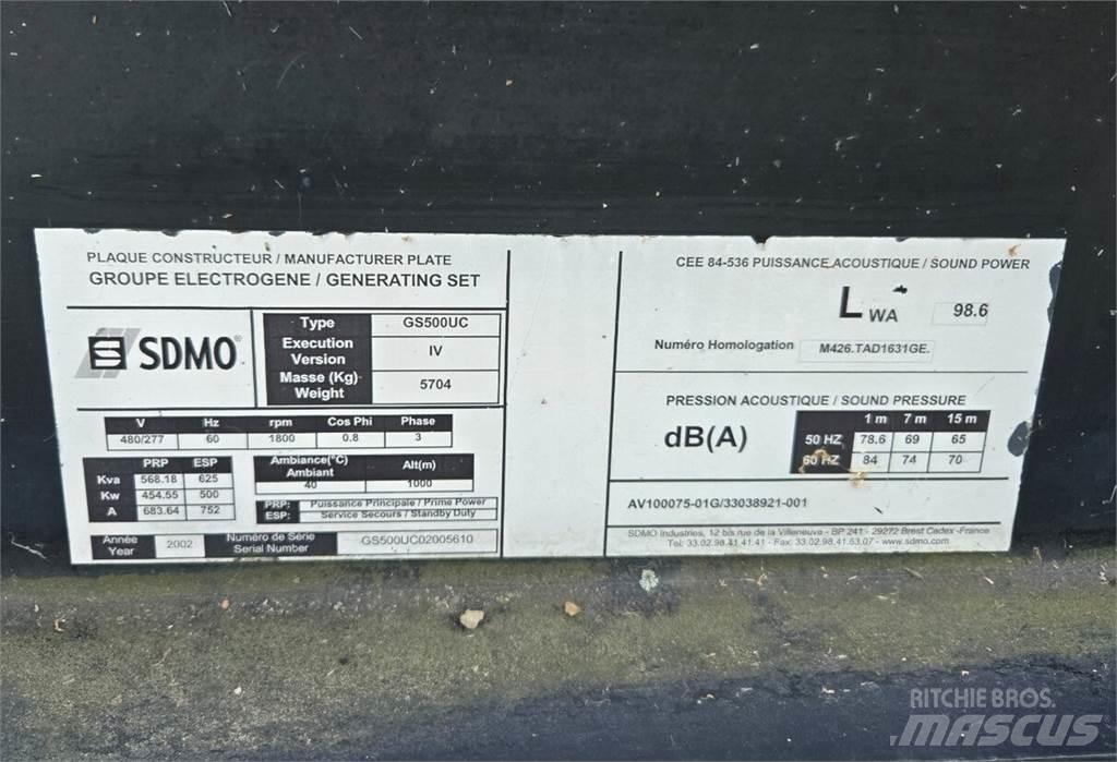 Sdmo GS500UC Dizel agregati