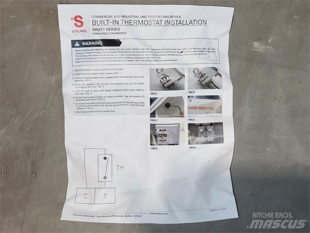  STELPRO SHUT1 Oprema za grijanje i odmrzavanje
