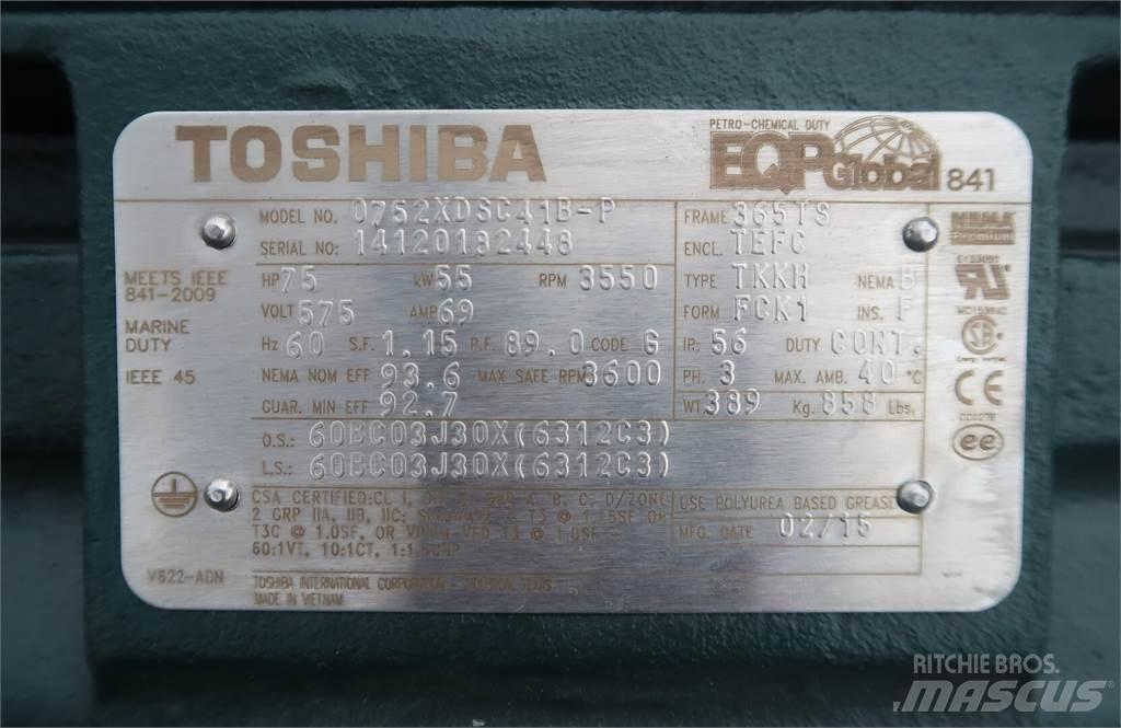  TOSHIBA 0752XDSC41B-P Industrijski motori