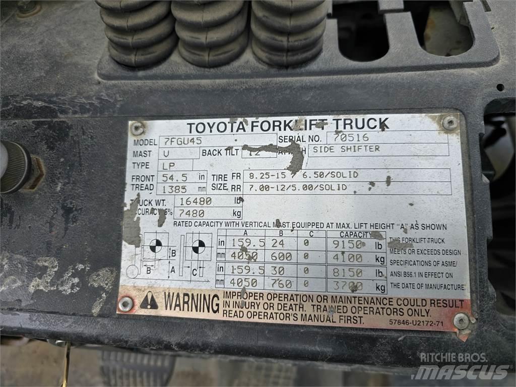 Toyota 7FGU45 Građevinarstvo – ostalo