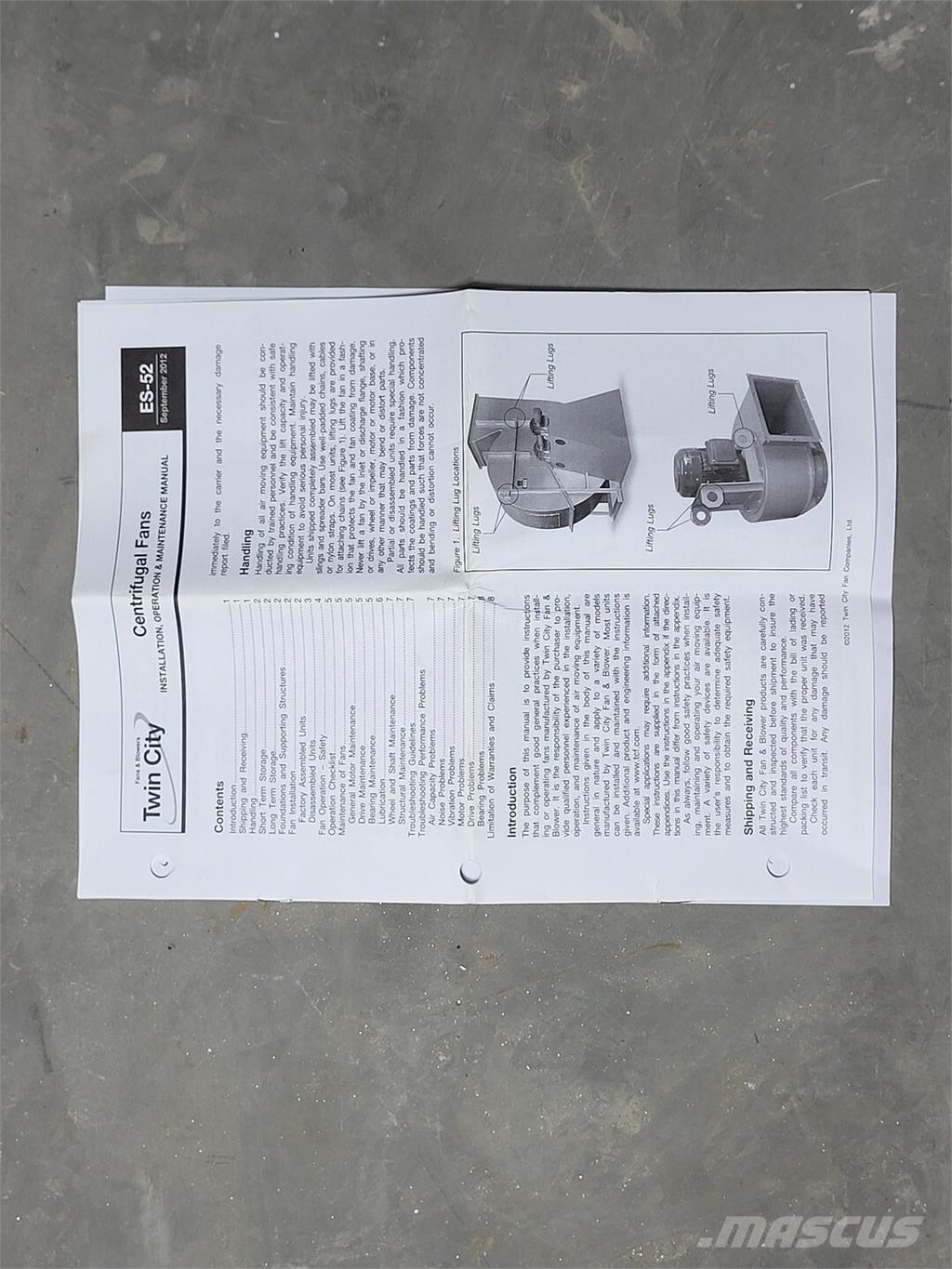  TWIN CITY FAN RBO-SW Ostale komponente