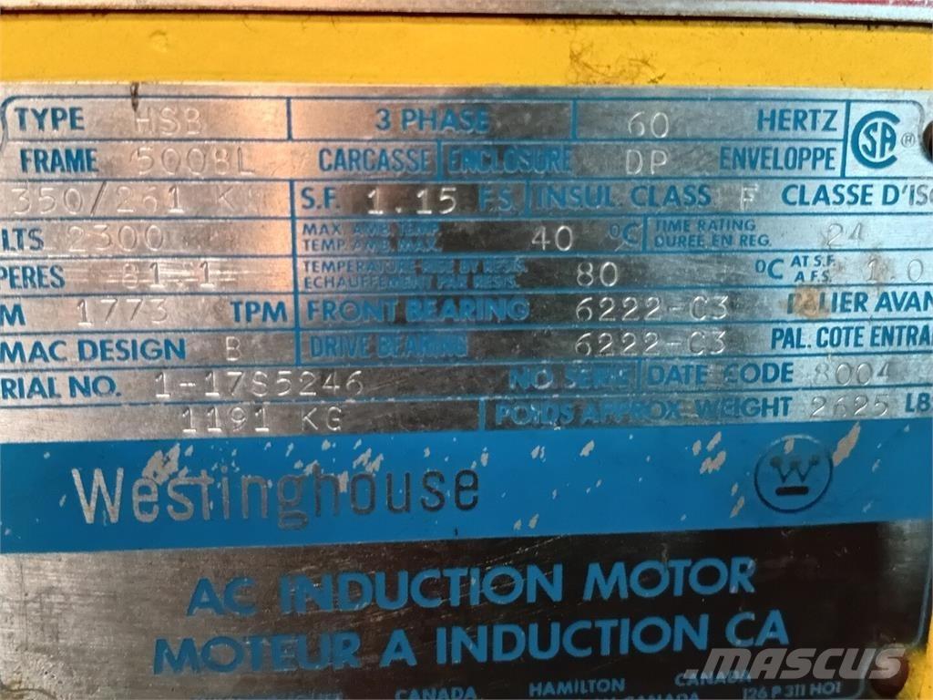 Westinghouse HSB Industrijski motori
