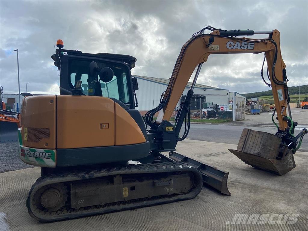 CASE Cx80c Bageri gusjeničari